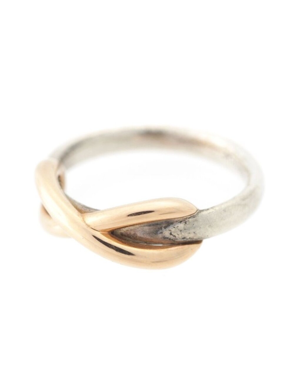 Tiffany & Co Infinity 925 Ring Silver Gold